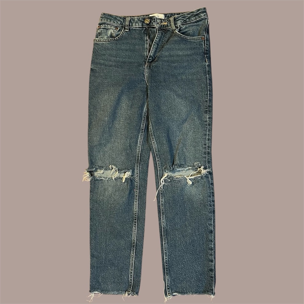 Zara Blue Jeans high waisted